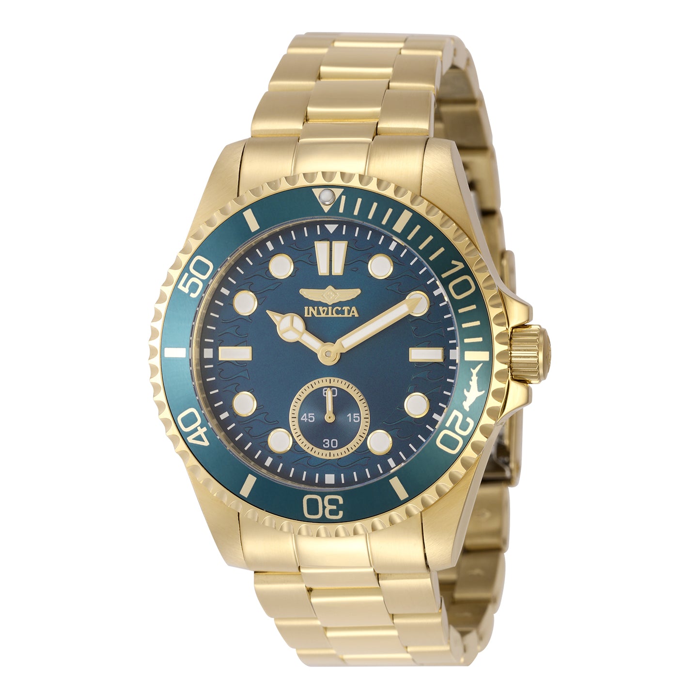 Invicta Men's 43mm Pro Diver Quartz 60 Second Subdial Coin Edge Bracelet Watch
