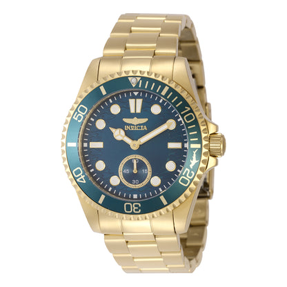 Invicta Men's 43mm Pro Diver Quartz 60 Second Subdial Coin Edge Bracelet Watch