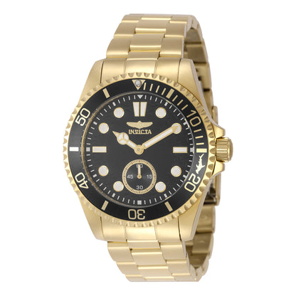 Invicta Men's 43mm Pro Diver Quartz 60 Second Subdial Coin Edge Bracelet Watch
