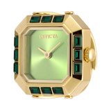 Invicta Women's 21mm Angel Mini Quartz Baguette Crystal Ring Watch