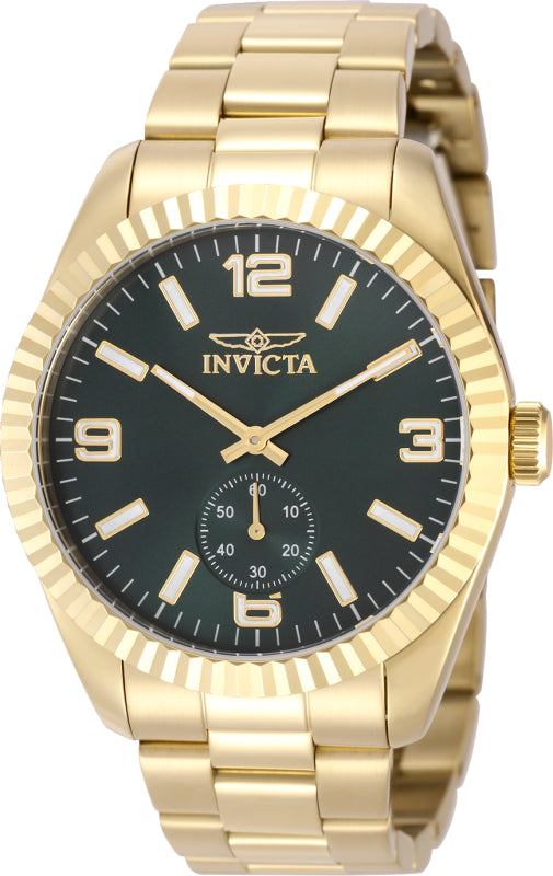 Invicta Men's 43mm Specialty Quartz Multifunction Goldtone Bracelet Watch