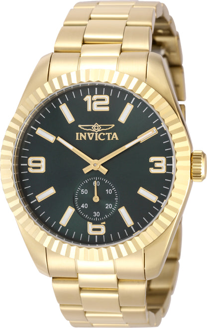 Invicta Men's 43mm Specialty Quartz Multifunction Goldtone Bracelet Watch