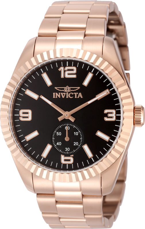Invicta Men's 43mm Specialty Quartz Multifunction Rosetone Bracelet Watch