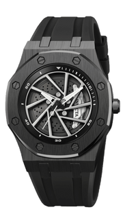 Invicta Men's 42mm Speedway Rim Quartz Silicone Strap Watch