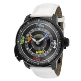 Invicta Men's 46mm Invicta Racing Automatic Race Track Dial Leather Strap Watch