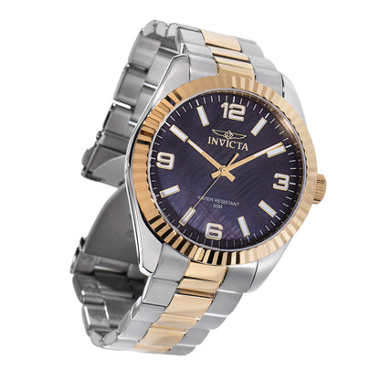 Invicta Men's 43mm Specialty Quartz Mother-of-Pearl Dial Bracelet Watch