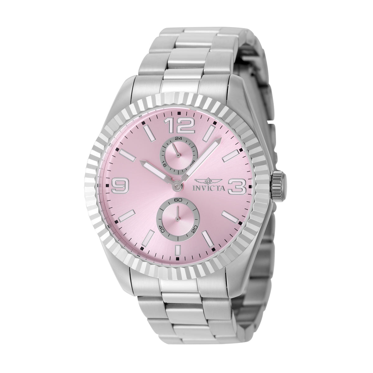 Invicta Men's 43mm Specialty Quartz Fluted Bezel Bracelet Watch