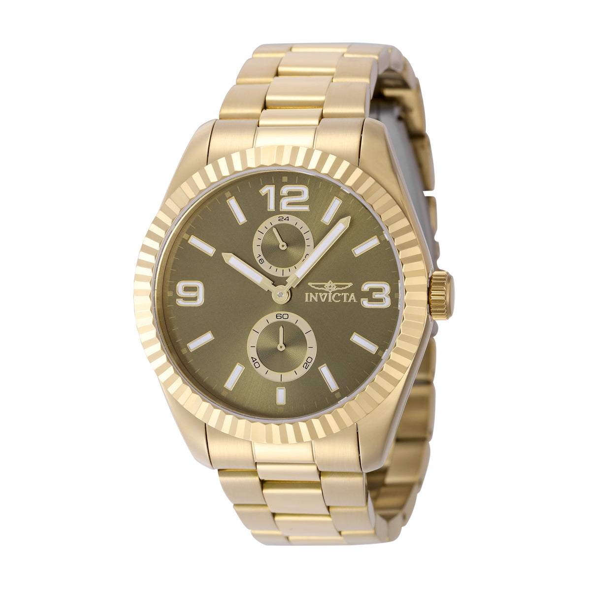 Invicta Men's 43mm Specialty Quartz Fluted Bezel Bracelet Watch