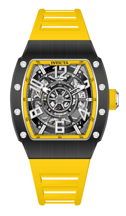 Invicta Men's 43mm S1 Rally Automatic Carbon Fiber Case Color Silicone Strap Watch