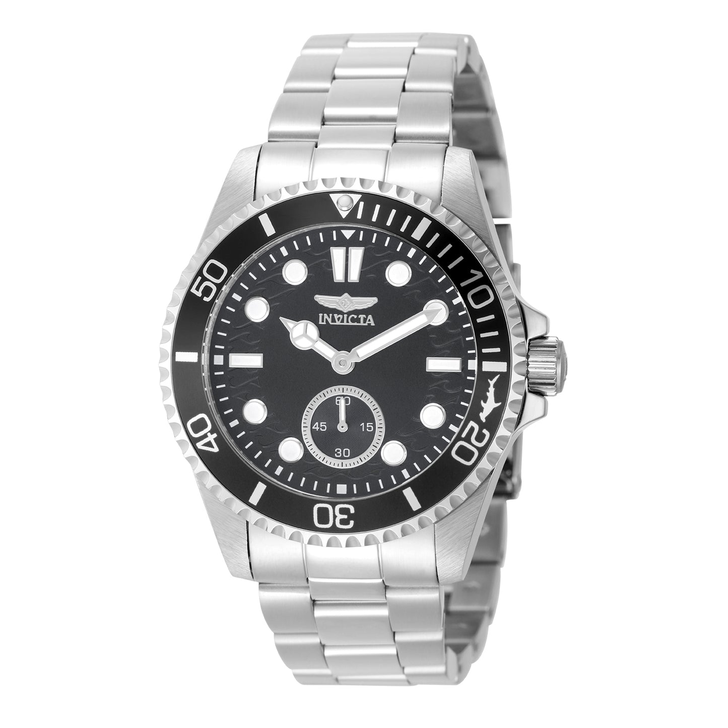 Invicta Men's 43mm Pro Diver Quartz 60 Second Subdial Coin Edge Bracelet Watch