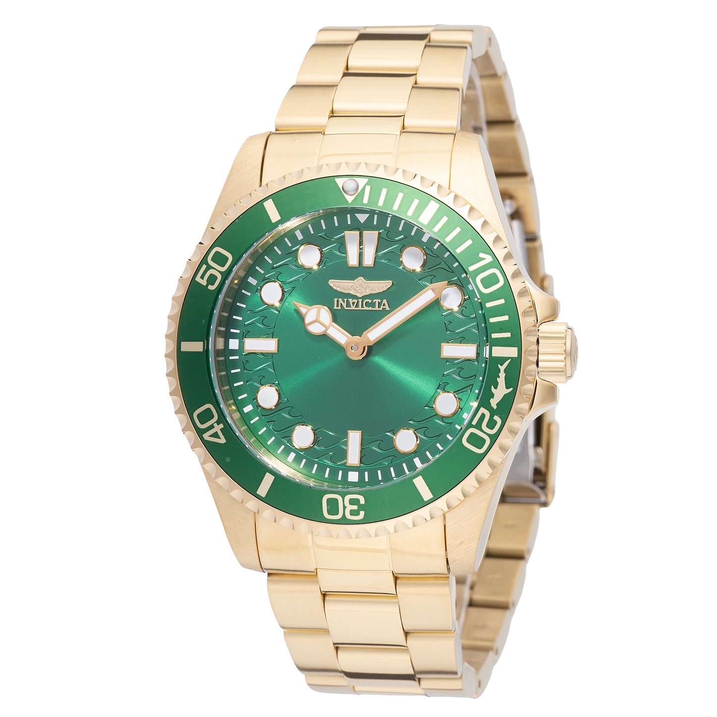 Invicta Men's 43mm Pro Diver Quartz Goldtone Bracelet Watch