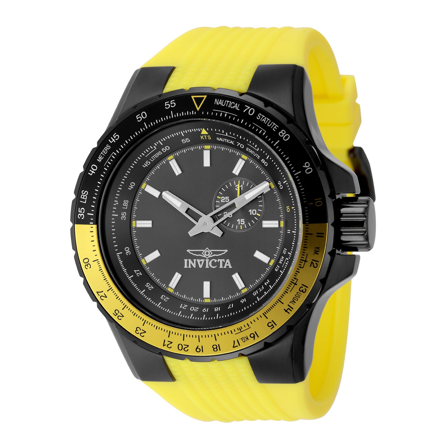 Invicta Men's 50mm Aviator Quartz Strap Watch