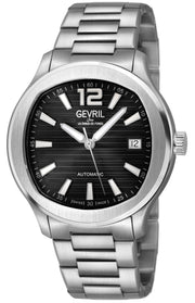 Gevril Men's 42mm Stuyvesant Swiss Automatic Date Bracelet Watch