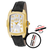 Invicta Women's 29mm Lupah Quartz Goldtone Interchangeable Strap Watch