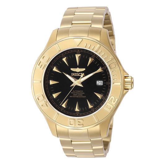 Invicta Men's 47mm Signature Automatic Date Goldtone Bracelet Watch