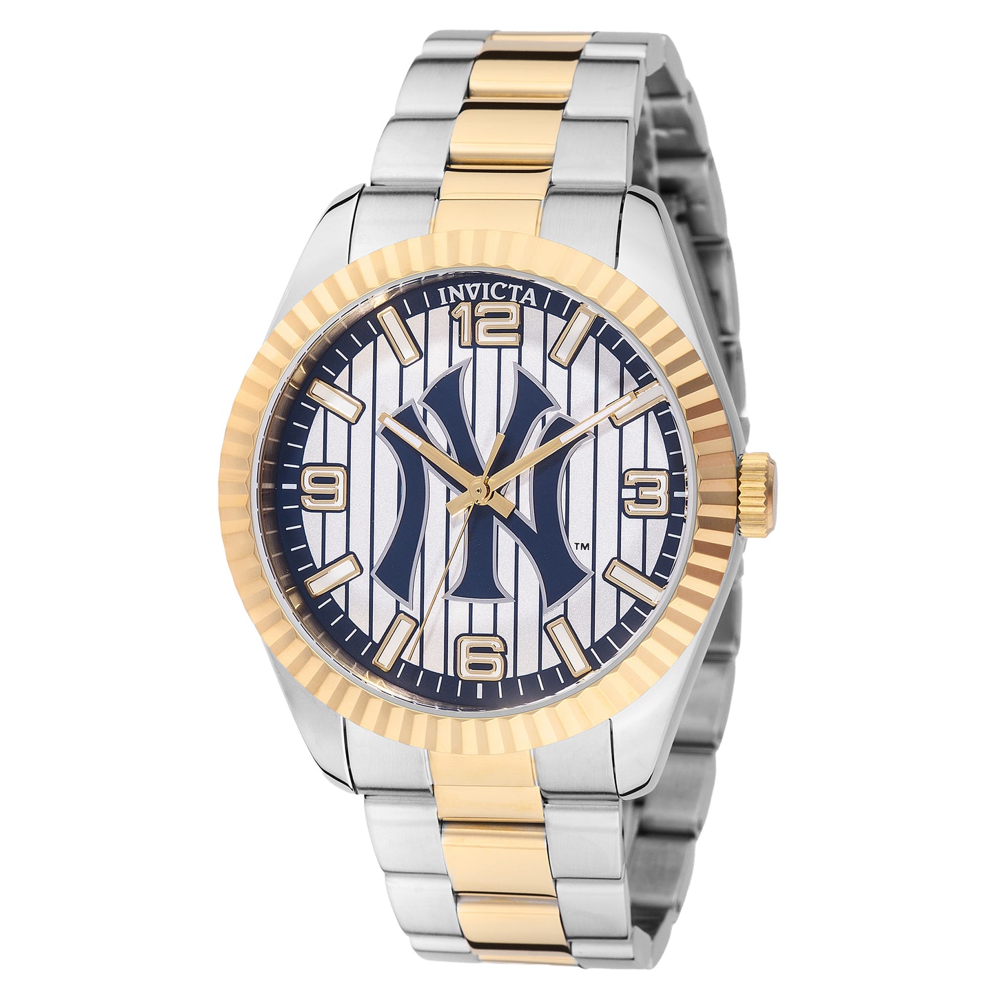 Invicta Men's 43mm Specialty Quartz New York Edition Fluted Bezel Bracelet Watch