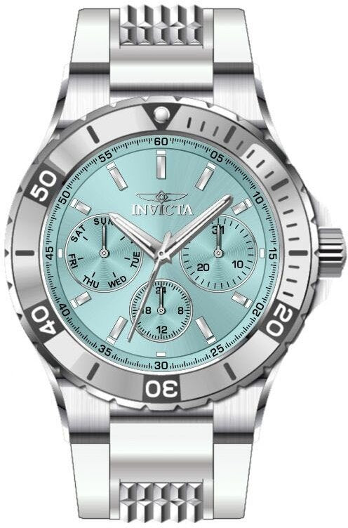 Invicta Women's 38mm Aviator Quartz Day & Date Silicone Strap Watch