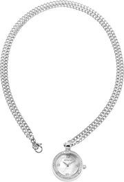 Invicta Women's 22mm Angel Quartz Crystal Halo Chain Mini Watch Necklace