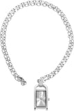 Invicta Women's 17mm Angel Quartz Rectangle Mini Watch Necklace