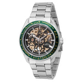 Invicta Men's 43mm Objet D'Art Automatic Skeletonized Dial Green Bezel Bracelet Watch