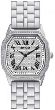 Invicta Women's 27mm Wildflower Quartz Crystal Pave Bracelet Watch