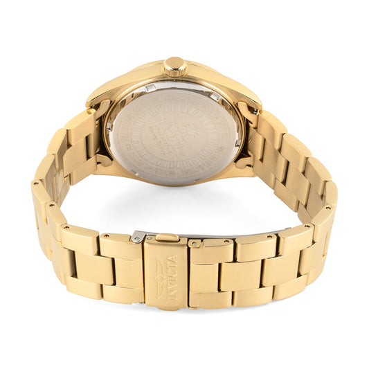 Invicta Women's 38mm Specialty Quartz MOP Dial Crystal Goldtone Bracelet Watch