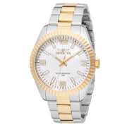 Invicta Men's 43mm Specialty Quartz Mother-of-Pearl Dial Bracelet Watch