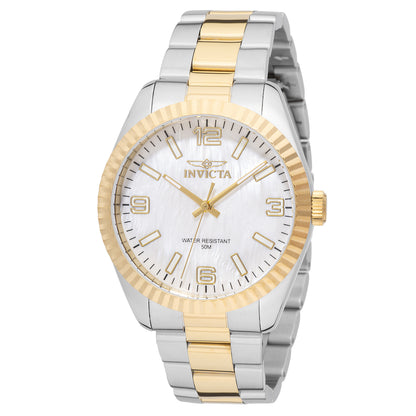 Invicta Men's 43mm Specialty Quartz Mother-of-Pearl Dial Bracelet Watch