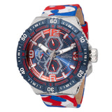 Invicta Men's 49mm Coalition Forces Quartz Day & Date Americana Camo Nylon Strap Watch