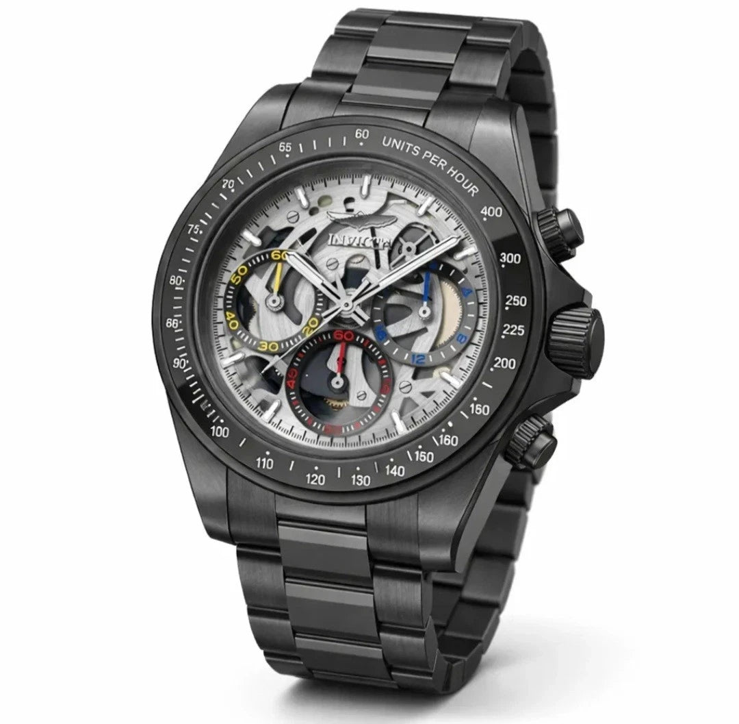 Invicta Men's 39mm Speedway Quartz Skeletonized Bracelet Watch