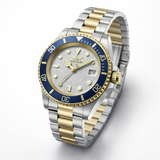 Invicta Men's 40mm Pro Diver Automatic Two-Tone Blue Bezel Textured Dial Watch
