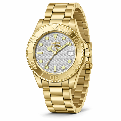 Invicta Men's 40mm Pro Diver Automatic Textured Dial Bracelet Watch