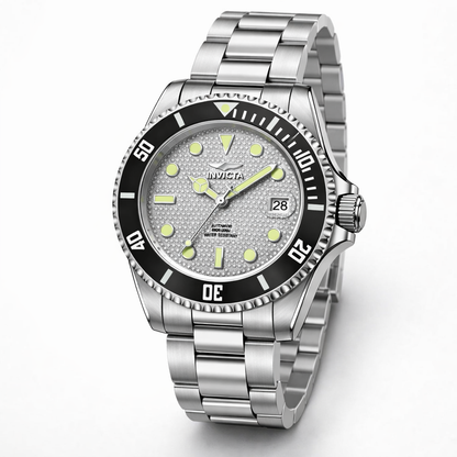 Invicta Men's 43mm Pro Diver Automatic Textured Dial Bracelet Watch