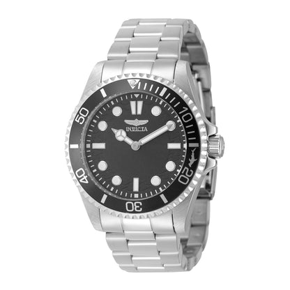 Invicta Men's 43mm Pro Diver Quartz Black Dial & Bezel Bracelet Watch