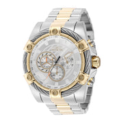 Invicta Men's 52mm Bolt Quartz Chronograph Twisted Cable Bezel Two-Tone Bracelet Watch