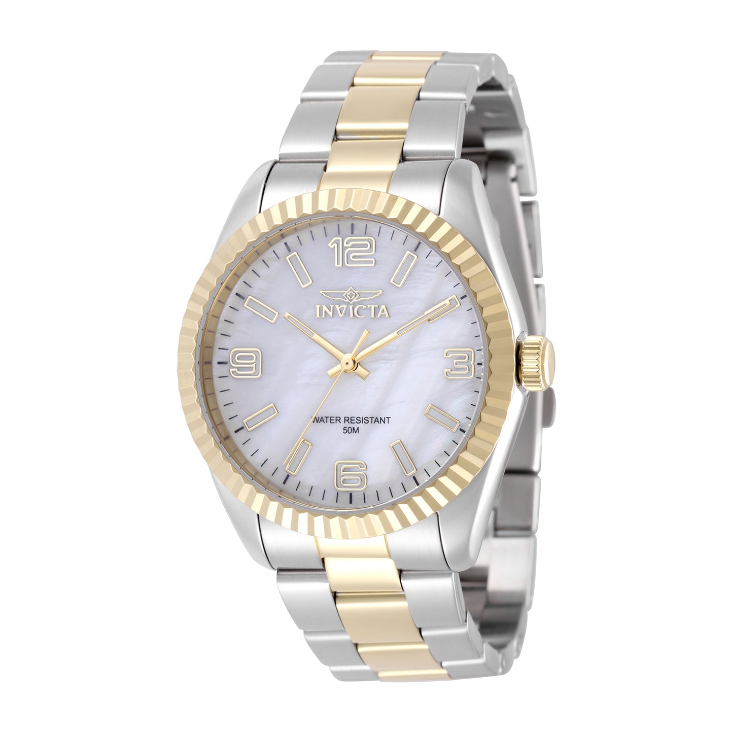 Invicta Women's 38mm Specialty Quartz MOP Dial Two-Tone Bracelet Watch
