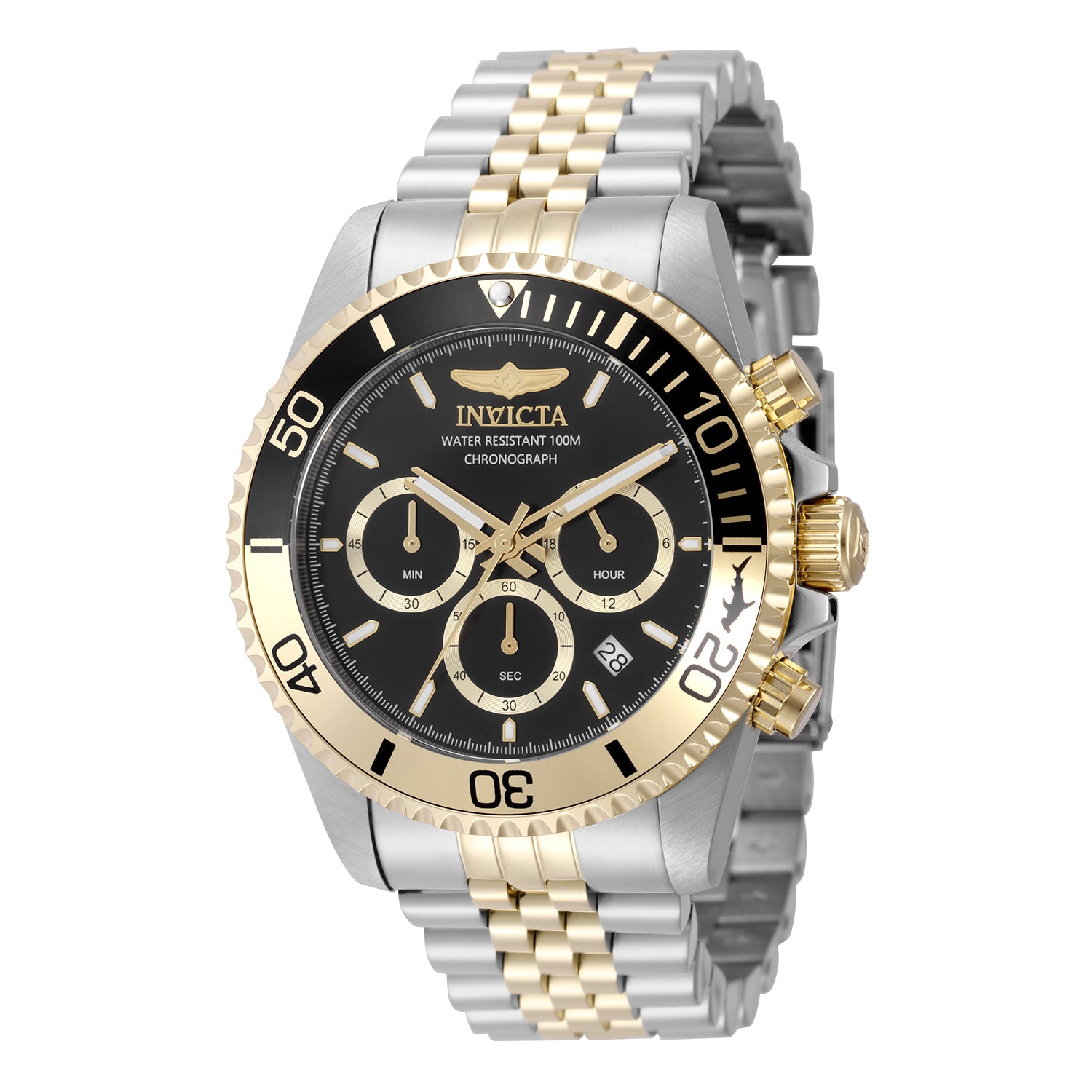 Invicta Men's 49837 Pro Diver Quartz Chronograph Black Dial Watch