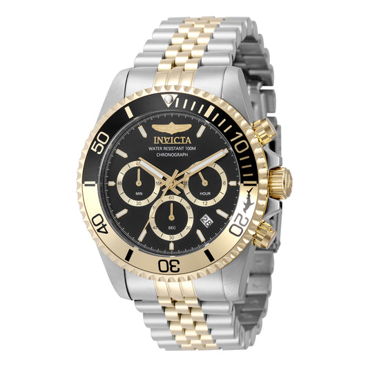 Invicta Men's 43mm Pro Diver Quartz Chrono Date Jubilee Bracelet Watch
