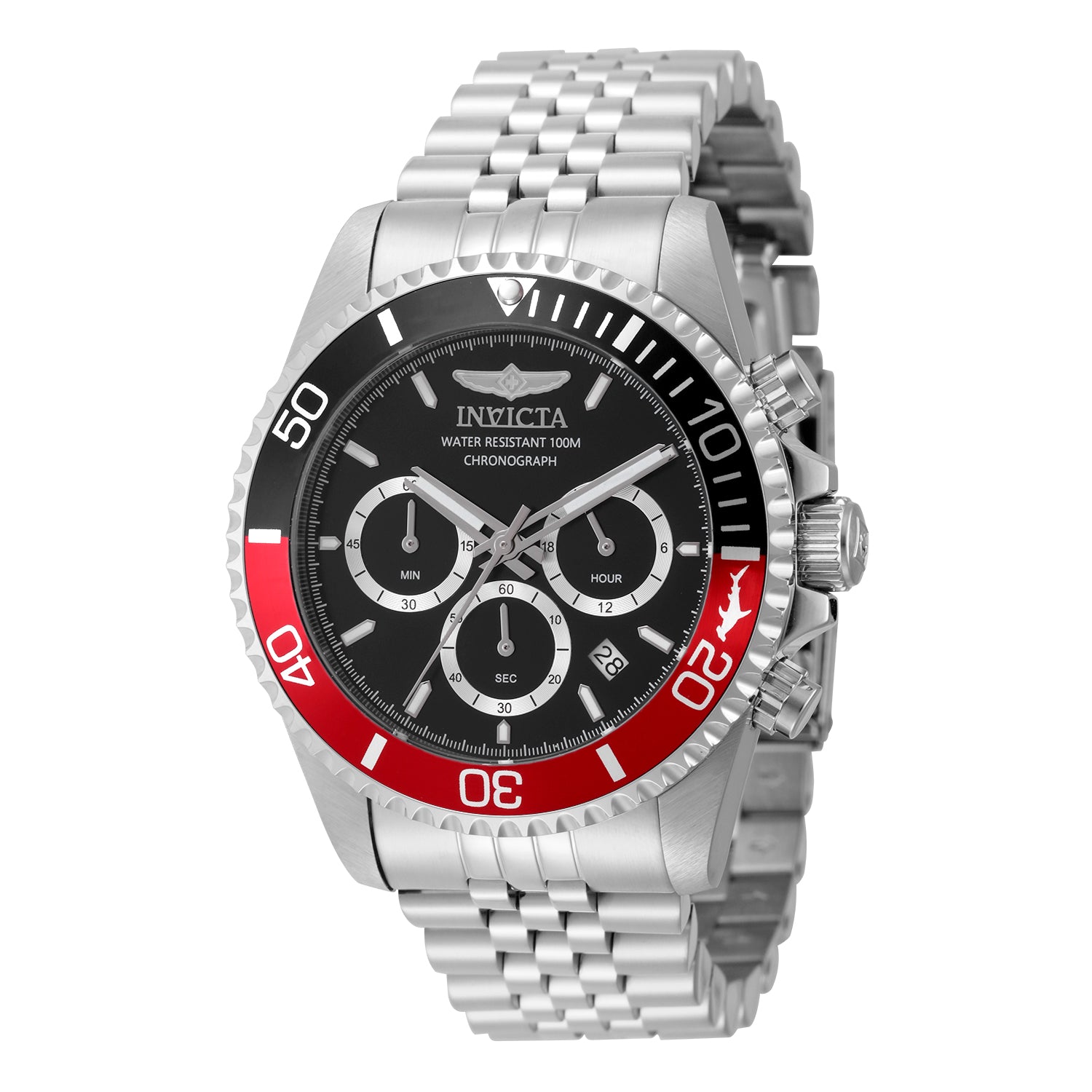 Invicta Men's 43mm Pro Diver Quartz Chrono Date Jubilee Bracelet