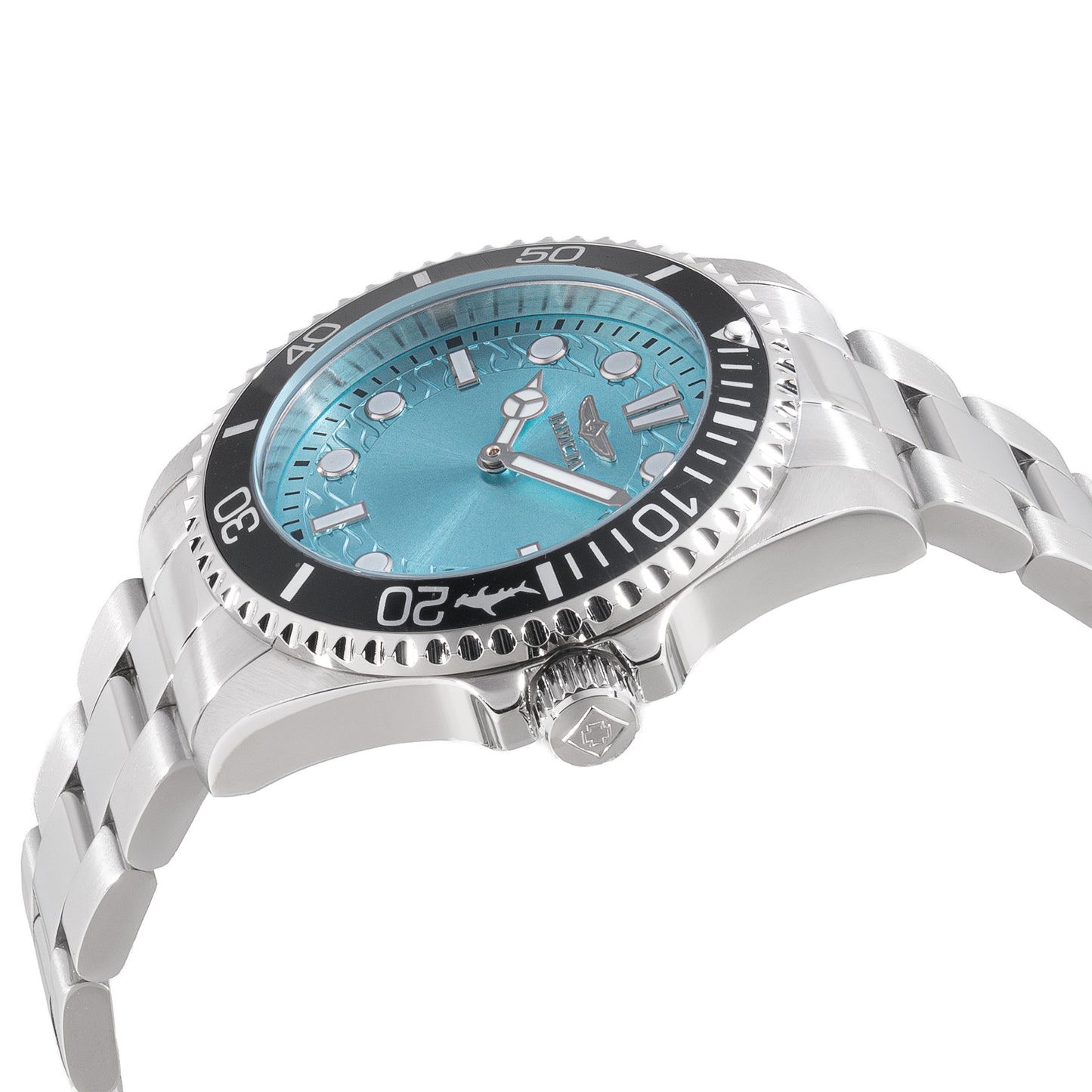 Invicta Men's 43mm Pro Diver Quartz Robin's Egg Blue Dial Bracelet Watch