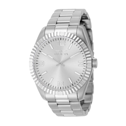 Invicta Men's 43mm Specialty Quartz Fluted Bezel Luminous Index Markers Bracelet Watch