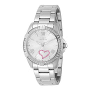 Invicta Women's 34mm Angel Quartz Crystal Accented Heart Bracelet Watch