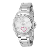 Invicta Women's 34mm Angel Quartz Crystal Accented Heart Bracelet Watch