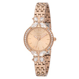 Invicta Women's 30mm Wildflower Quartz Crystal Accented Flower Bracelet Watch