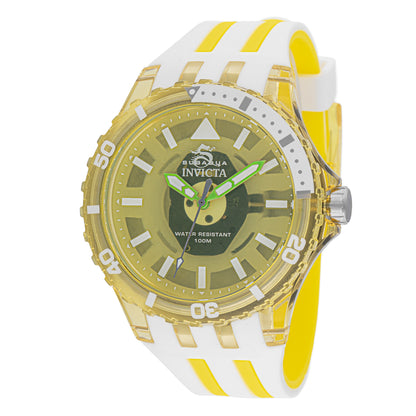 Invicta Men's 44mm Subaqua Quartz Acrylic Case Silicone Strap Watch