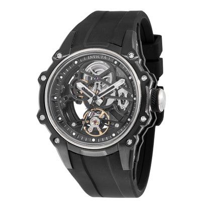 Invicta Men's 43mm S1 Rally Automatic Skeletonized Dial Silicone Strap Watch