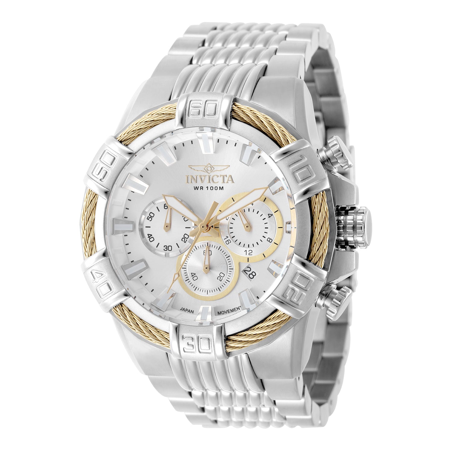 Invicta Men's 51mm Bolt Quartz Chronograph Bracelet Watch – ShopHQ