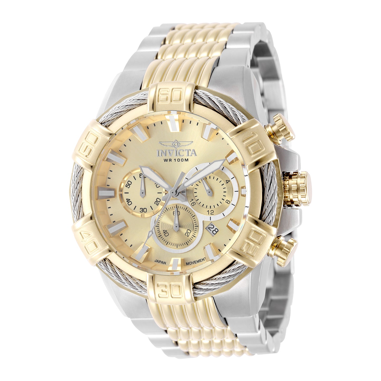 Invicta Men's 51mm Bolt Quartz Chronograph Bracelet Watch
