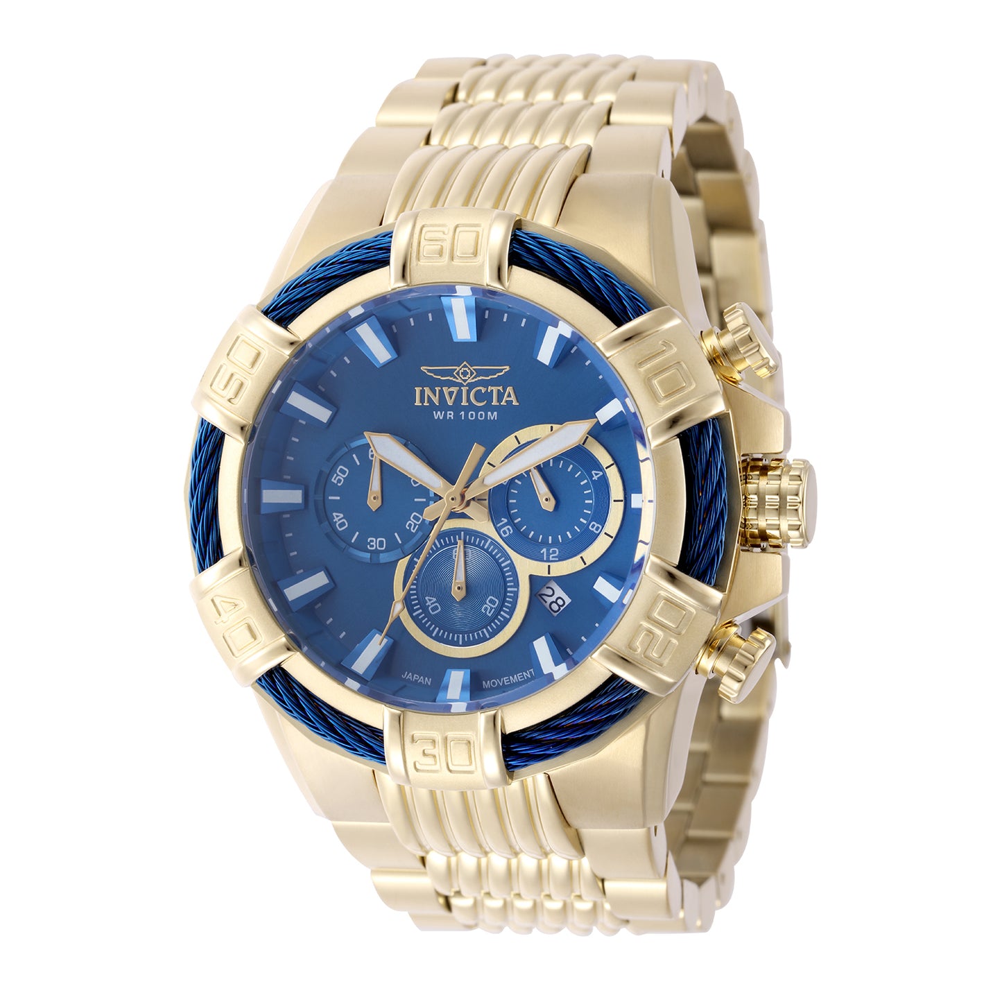 Invicta Men's 51mm Bolt Quartz Chronograph Bracelet Watch