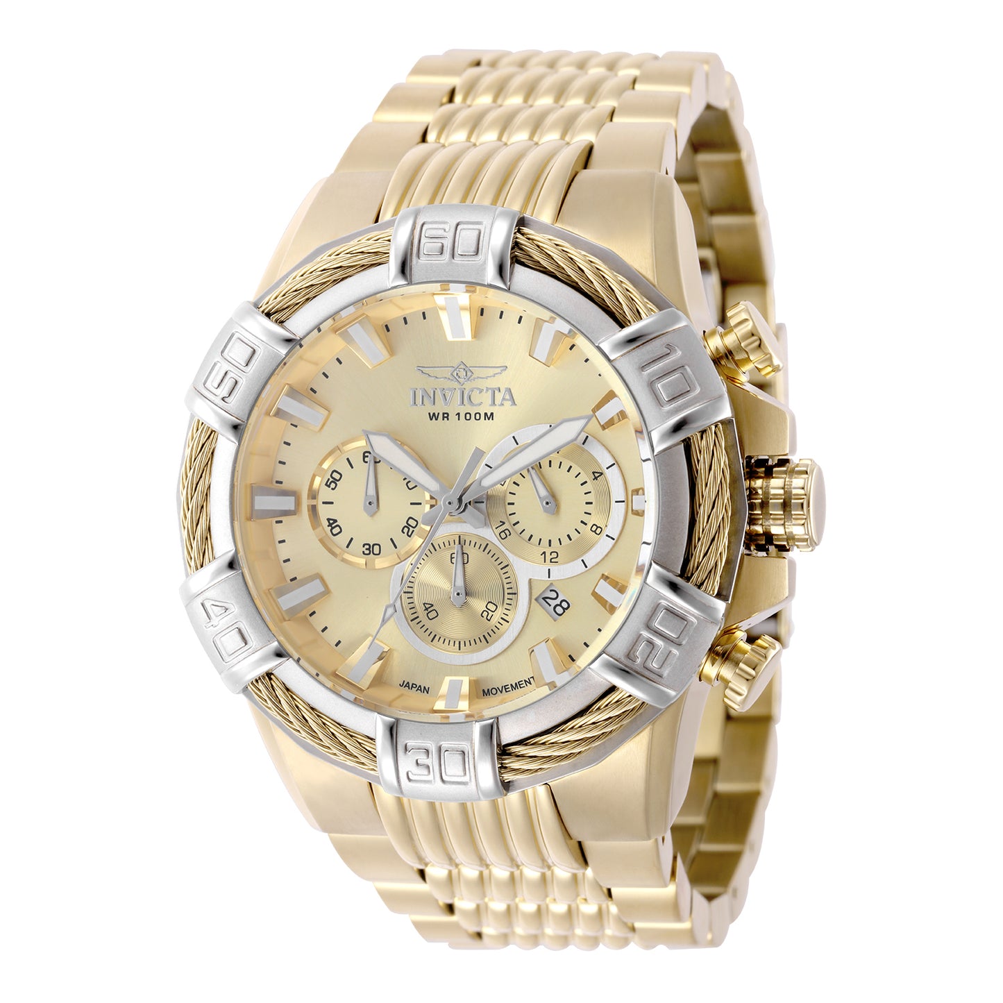 Invicta Men's 51mm Bolt Quartz Chronograph Bracelet Watch